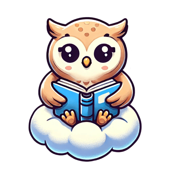 Eulengeflüster – Eule mit Buch